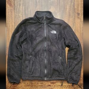 The North Face Osito Full Zip Up Womens Fleece Jacket Size Medium Black